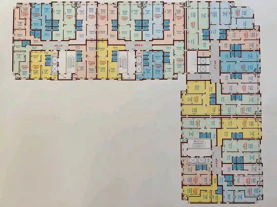 2-к квартира, 3 этаж, 50 м², Рӯдакӣ
