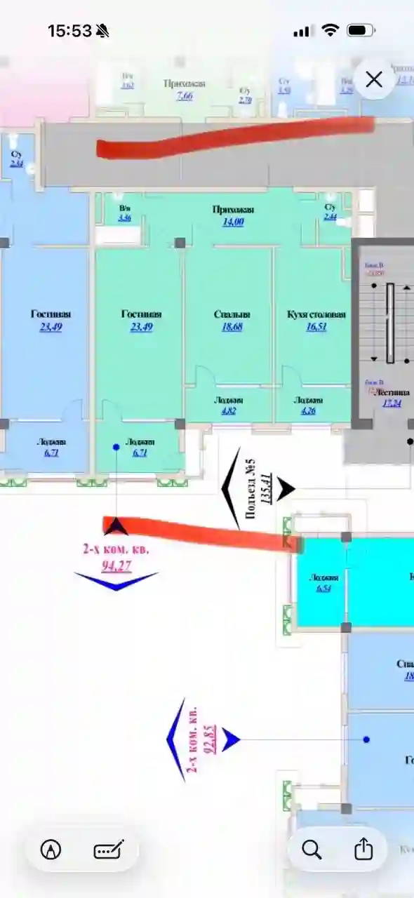 2-к квартира, 9 этаж, 93 м², Шоҳмансур