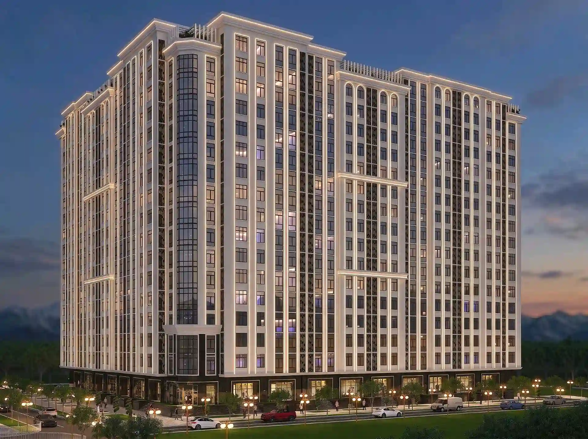 2-к квартира, 16 этаж, 61 м², rudaki
