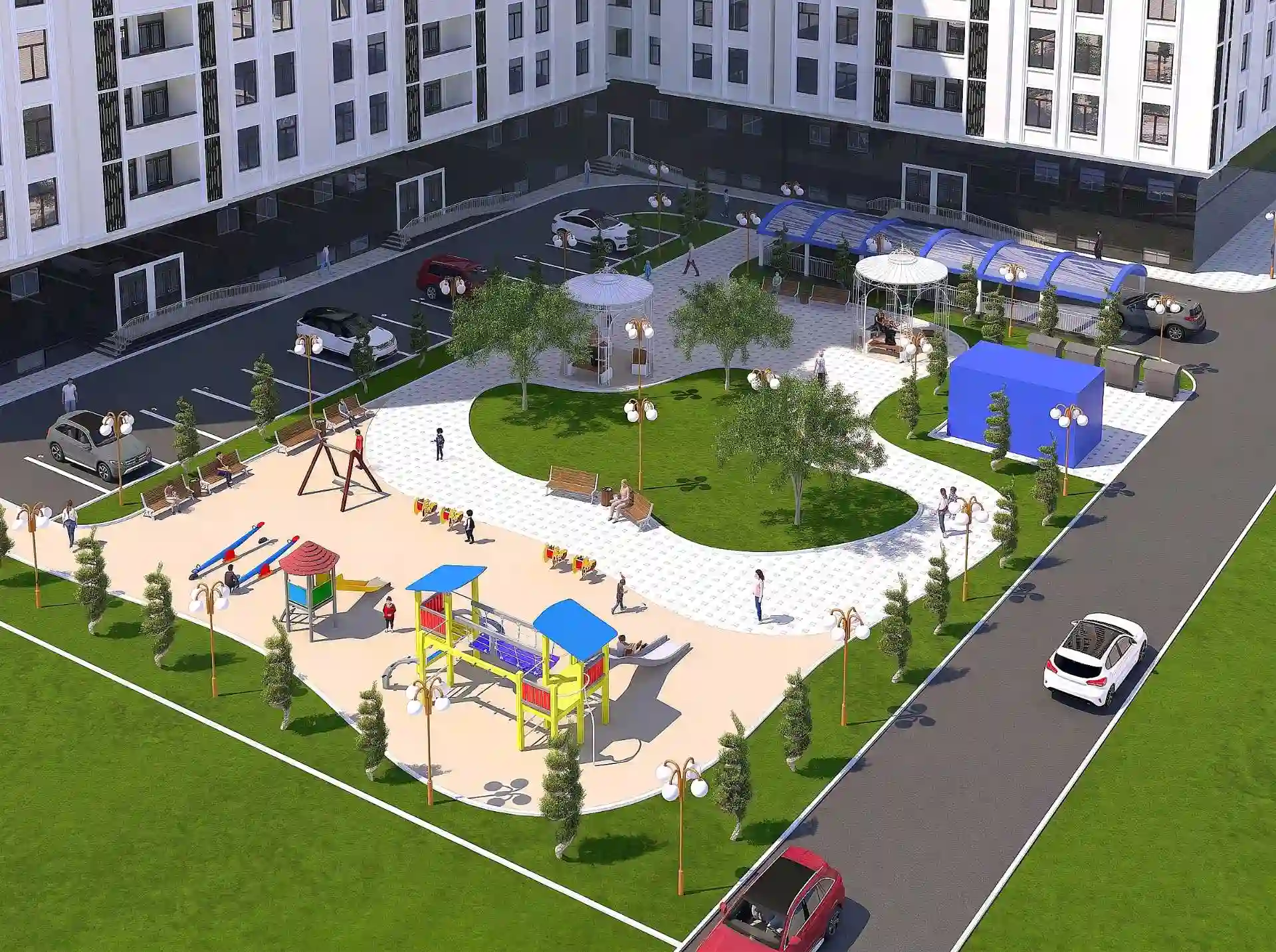 2-к квартира, 16 этаж, 61 м², rudaki