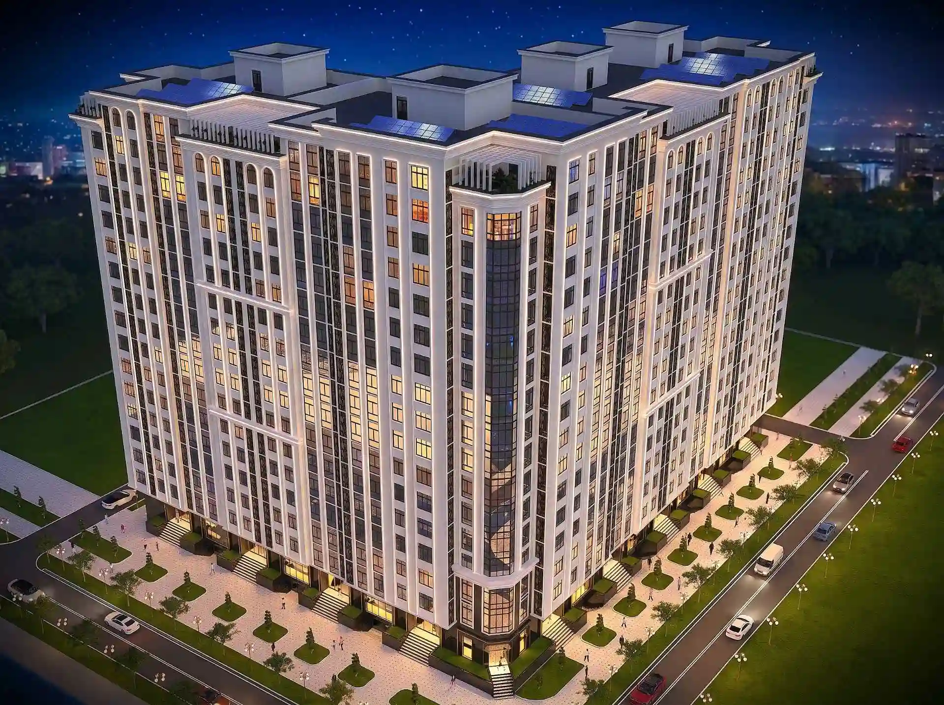 2-к квартира, 16 этаж, 61 м², rudaki