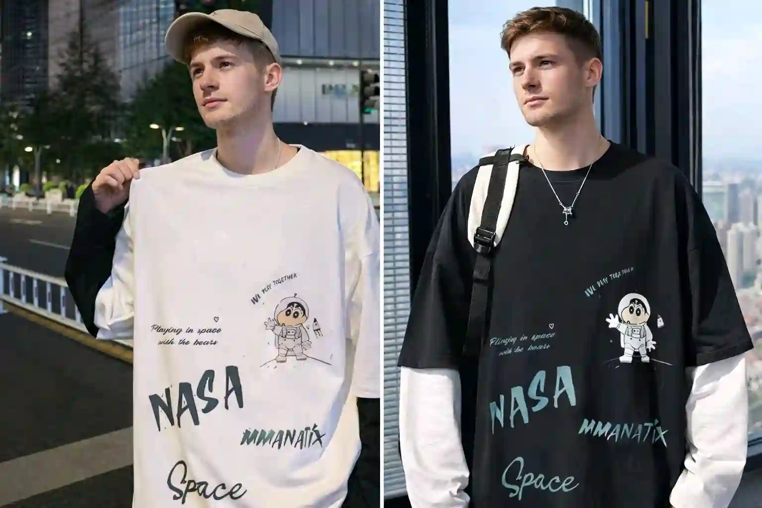 Футболка с длинными рукавами - унисекс 