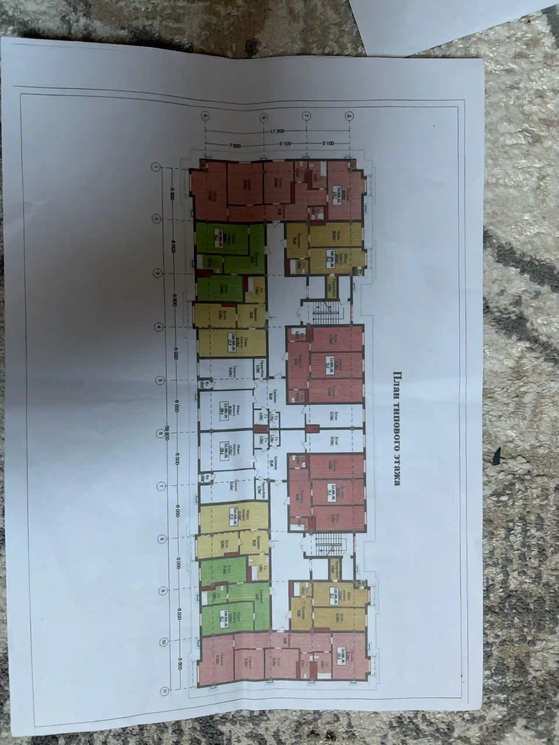1-к квартира, 7 этаж, 54 м², 102