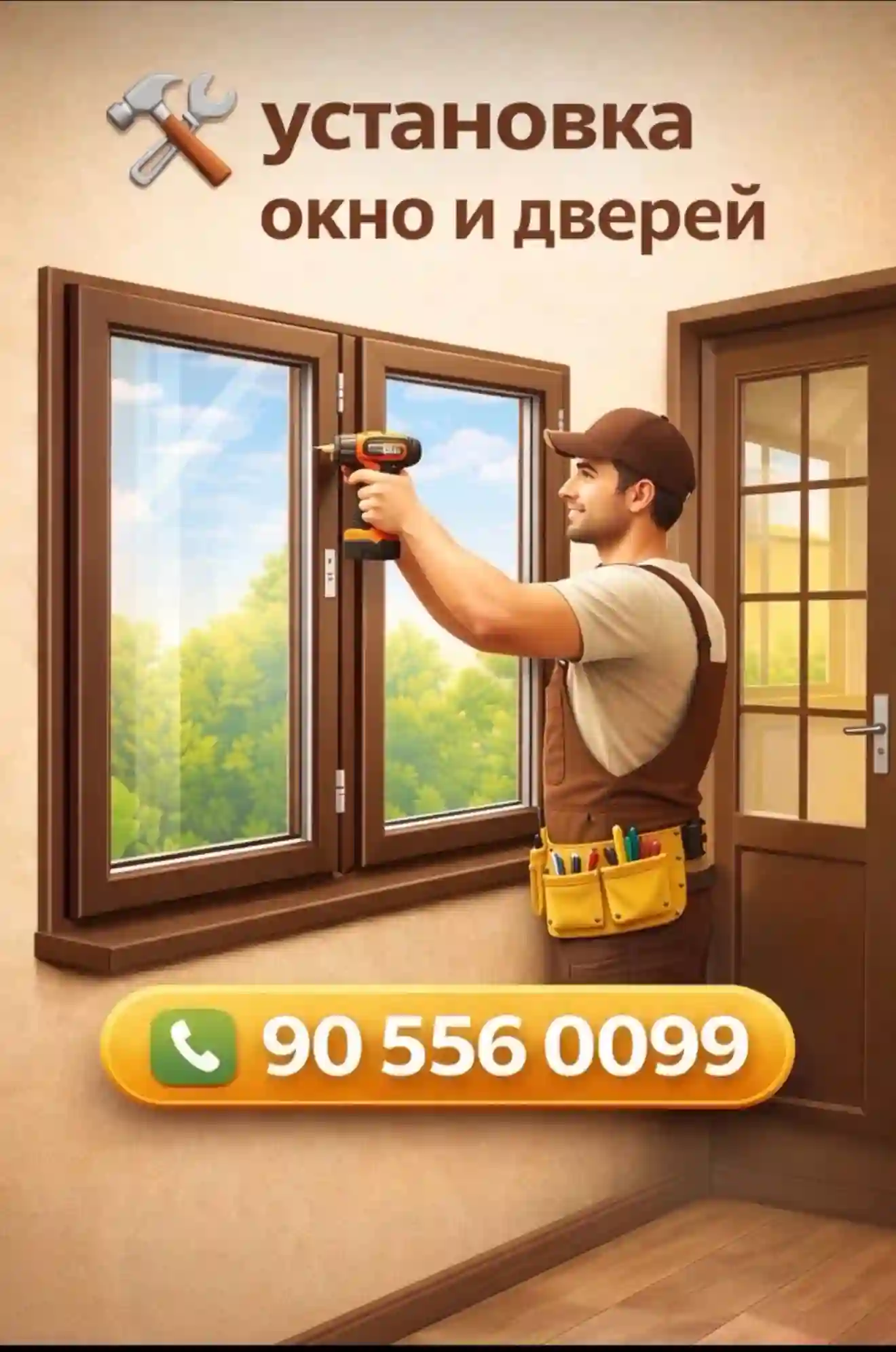 Ремонт окна и дверей