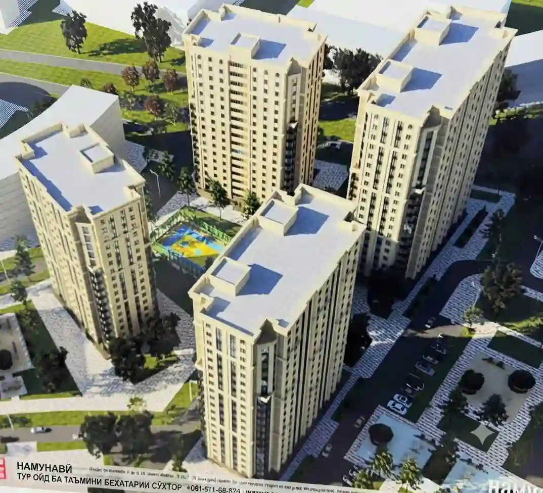 2-к квартира, 9 этаж, 97 м², Сино