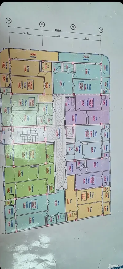 1-комн. квартира, 11 этаж, 60 м², Турсунзода