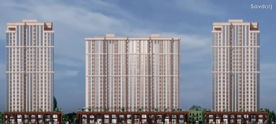 1-комн. квартира, 19 этаж, 75 м², Корвон