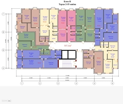 1-комн. квартира, 5 этаж, 49 м², Рудаки