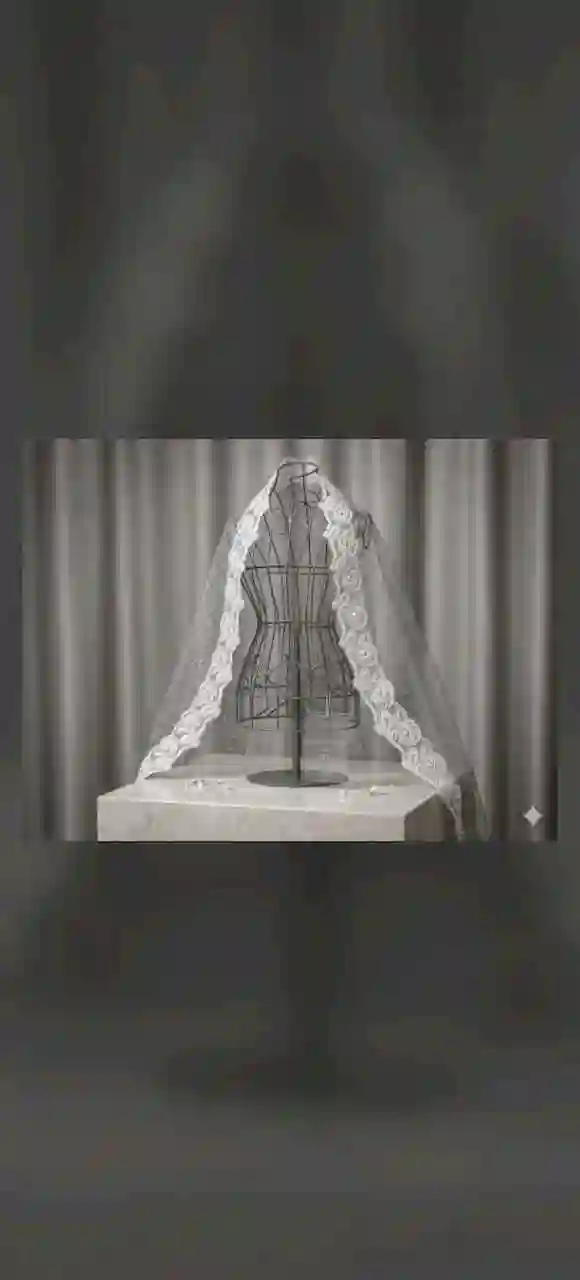 свадебная фата.
