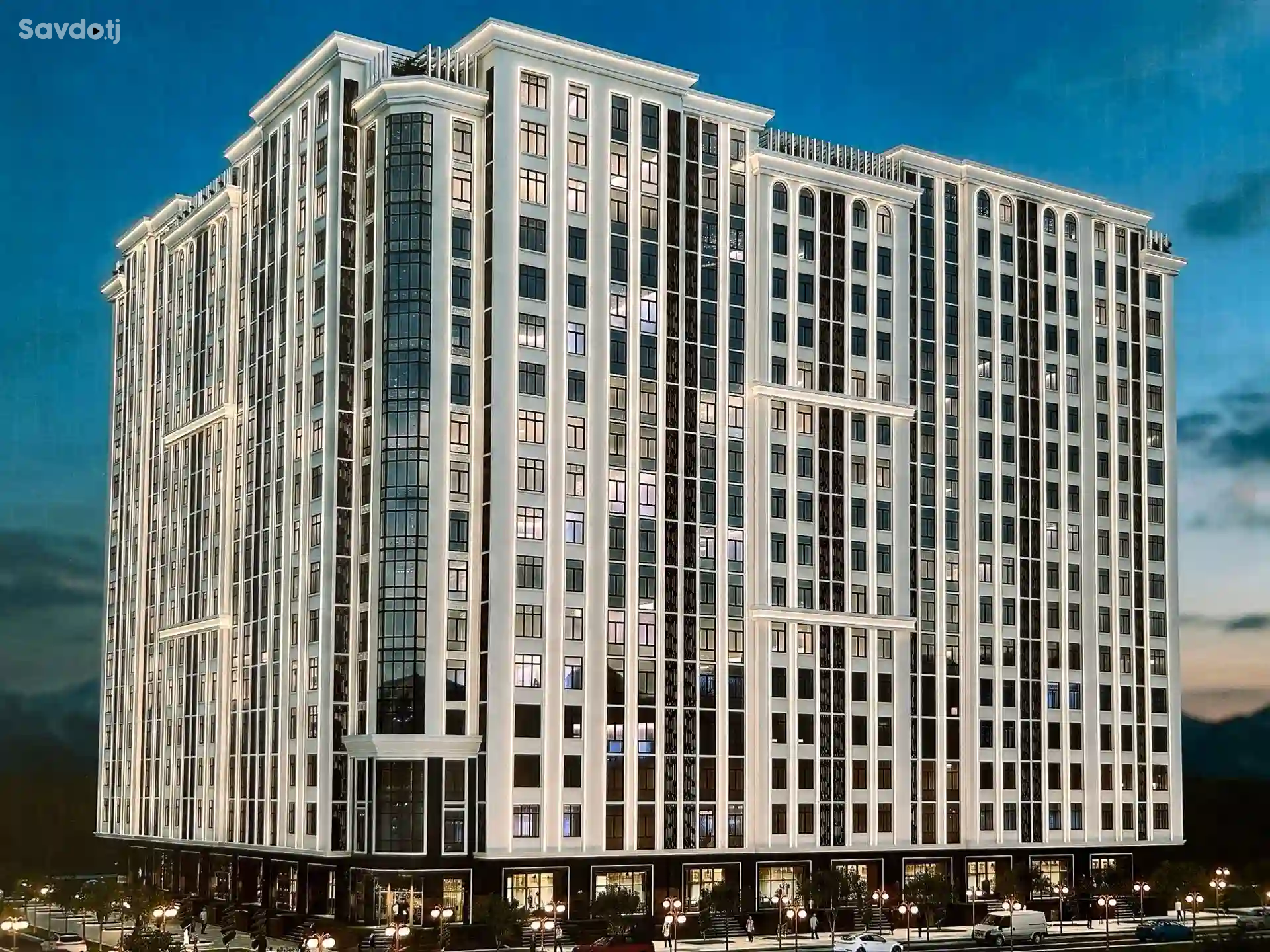3-к квартира, 10 этаж, 105 м², Рудаки