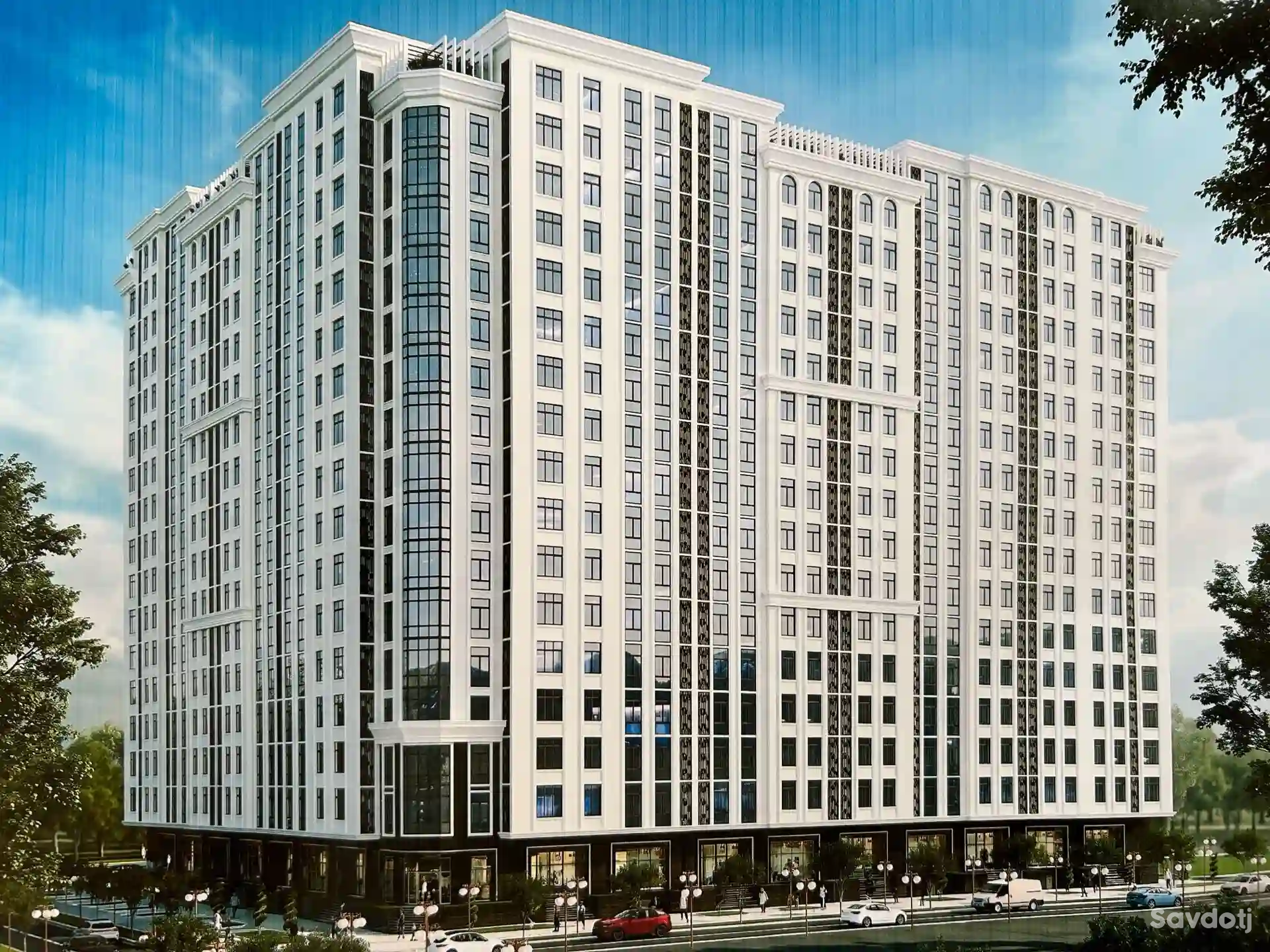 3-к квартира, 10 этаж, 105 м², Рудаки