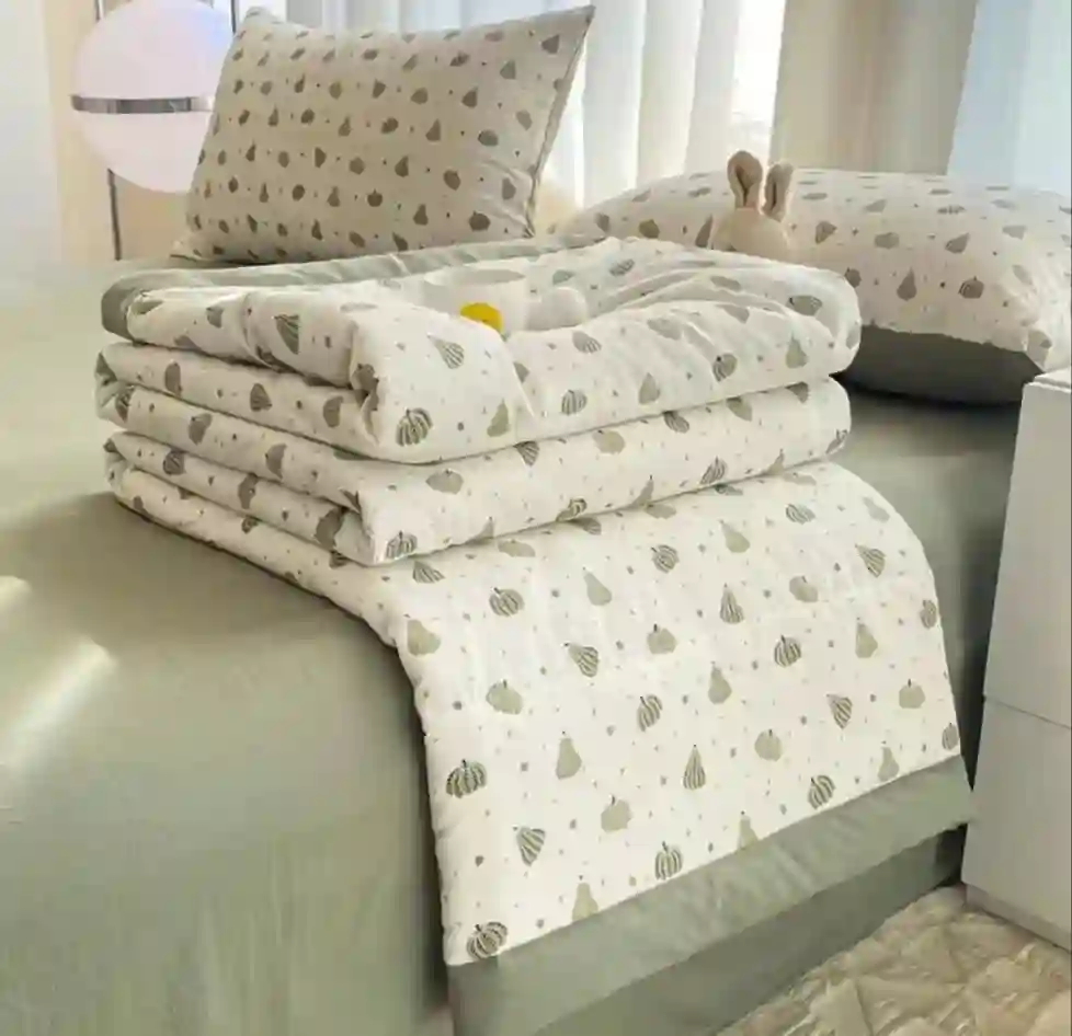 Постельное бельё с летним одеялом хб