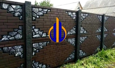 Еврозабор бетонный 2.5м