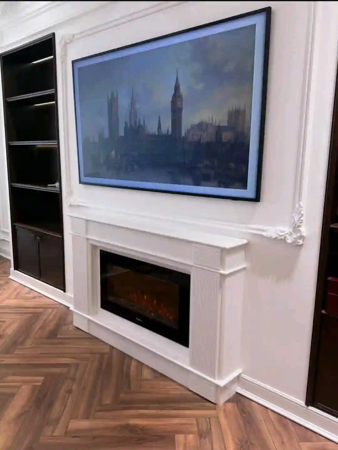 Камины из акрилового камня 