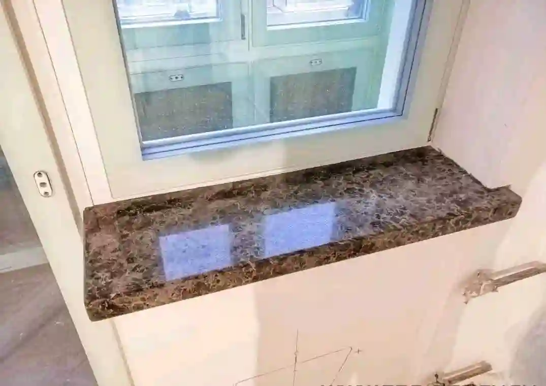 Подоконники из искусственного и кварцевого камня 