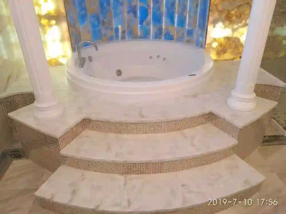 Бортики на ванну из камня