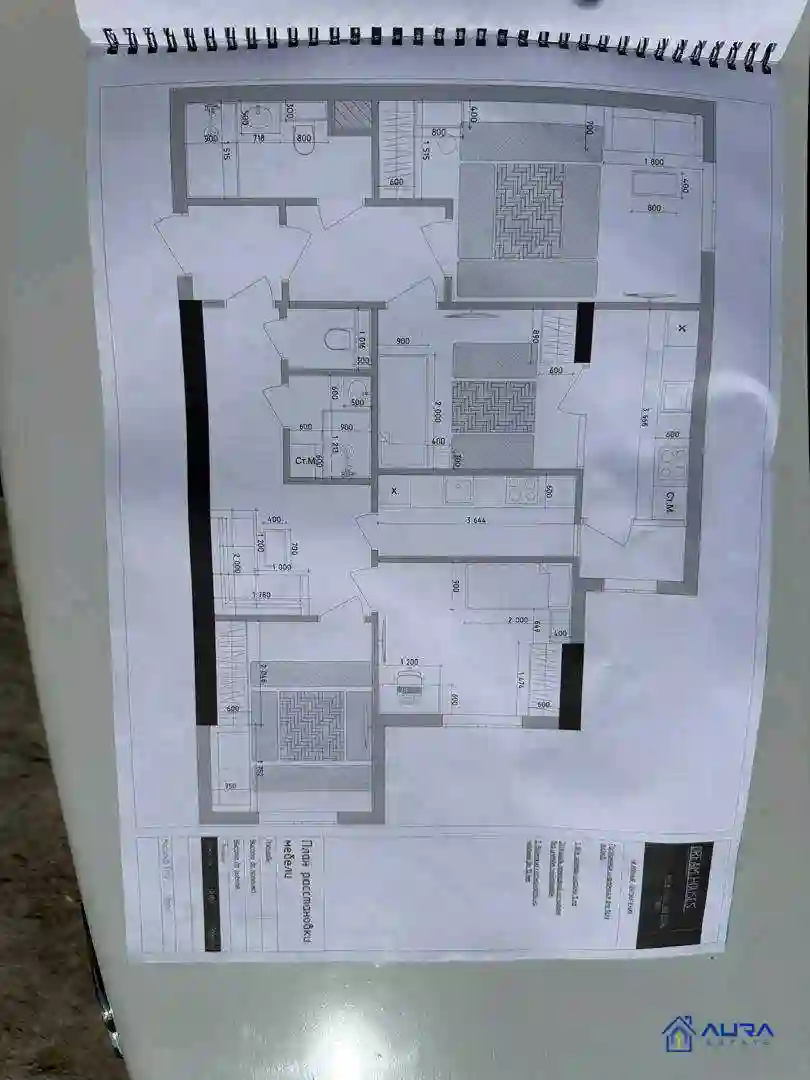 3-к квартира, 12 этаж, 90 м², Сино