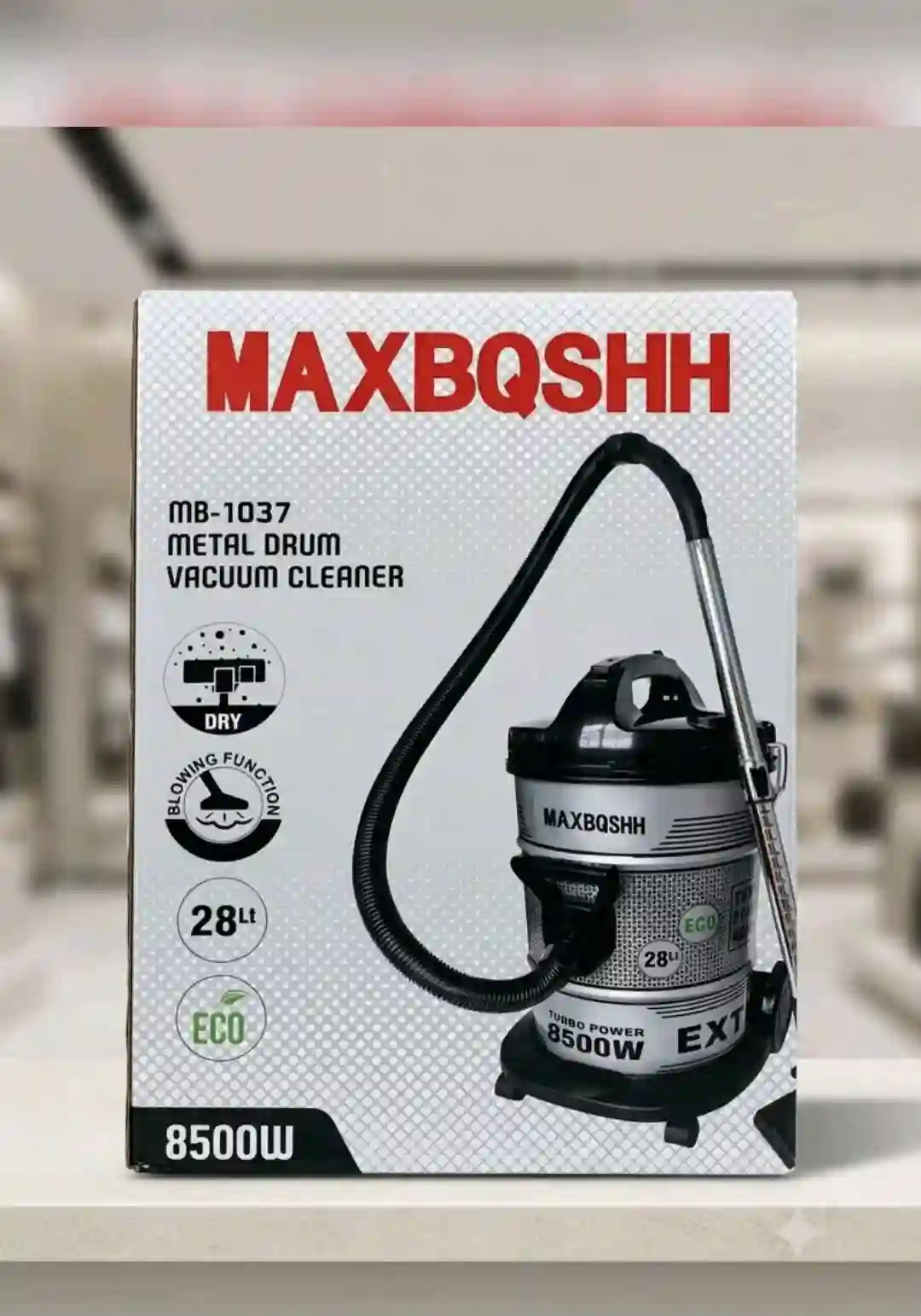 Пылесос MAXBQSHH MB-1037 Metal Drum Vacuum Cleaner