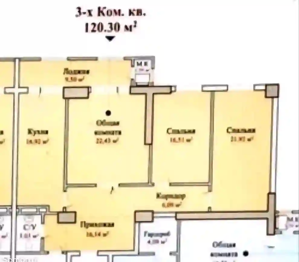 3-к квартира, 15 этаж, 120 м², Шоҳмансур кучаи Бофанда