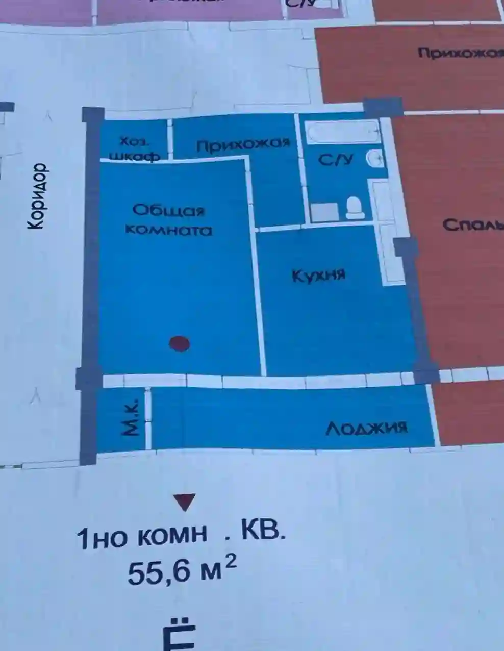 1-к квартира, 10 этаж, 57 м², Шоҳмансур 3-юм баз