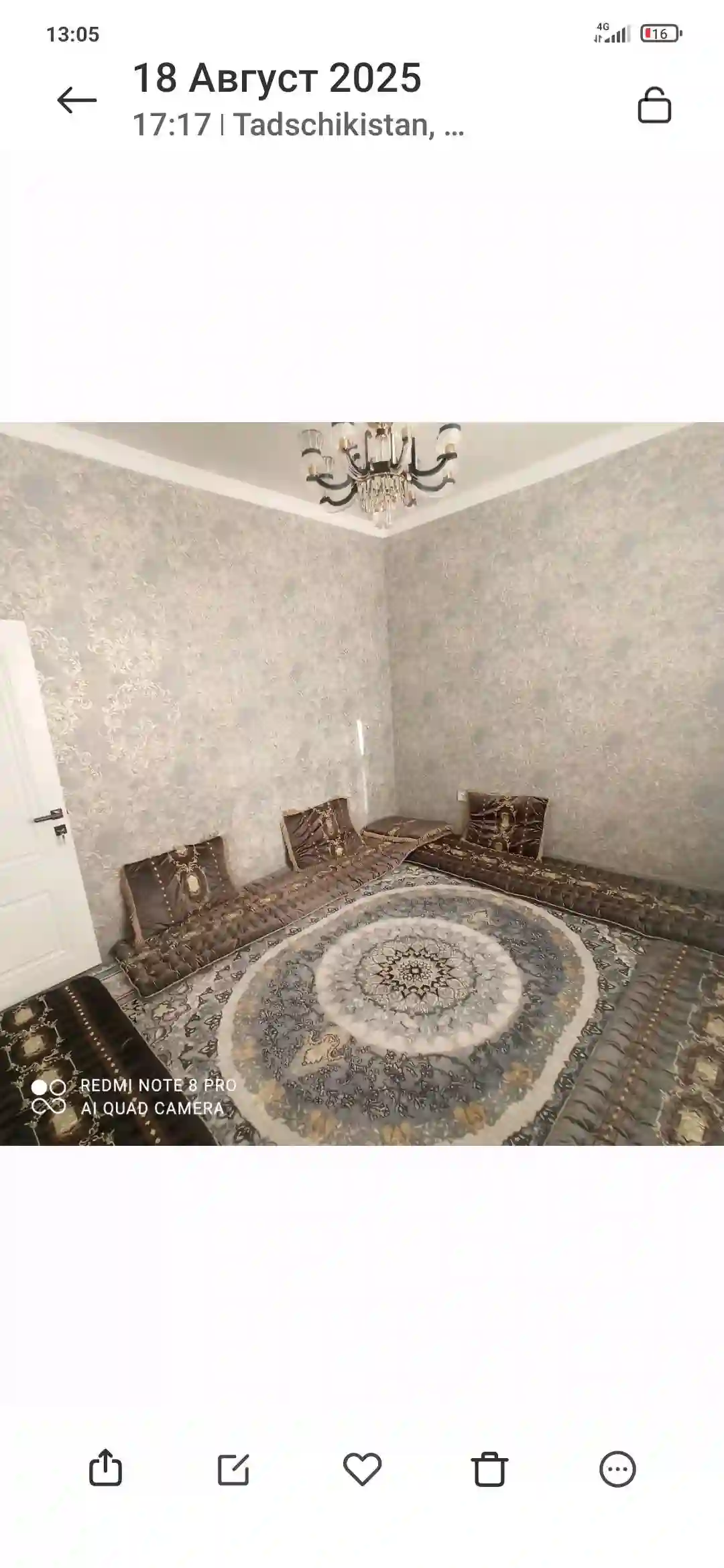 3-к квартира, 5 этаж, 60 м², исмоили сомони