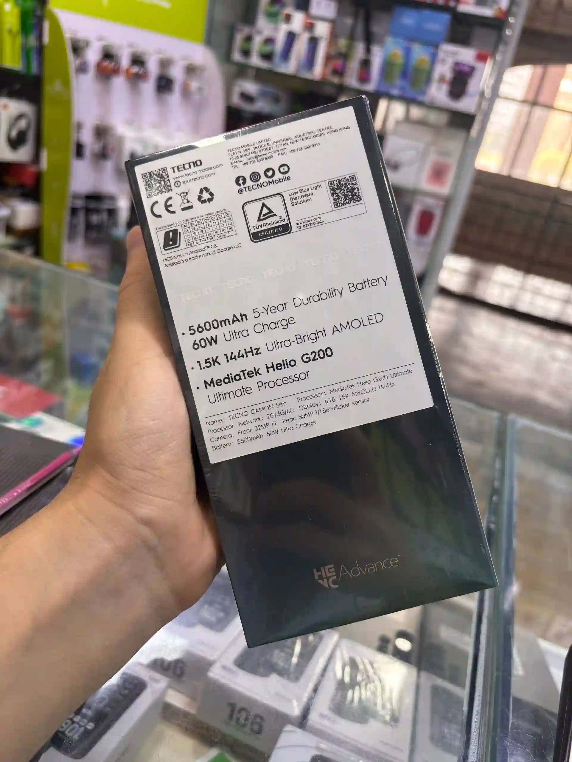 Tecno Camon Slim 