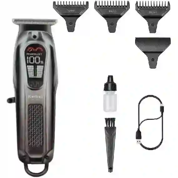 Машинкаи касбии Kemei KM-1675 барои ороиши соч 