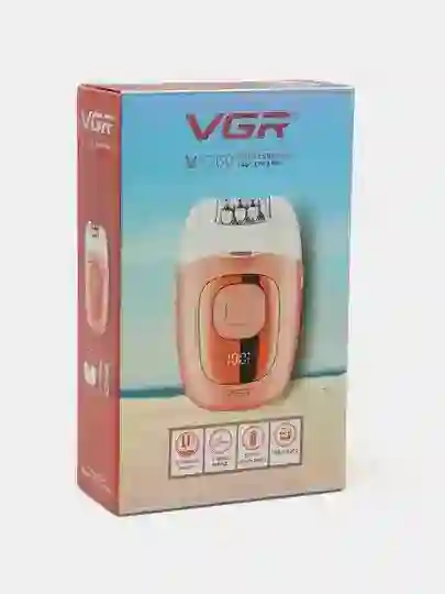 Эпилятори занонаи VGR V-760 — Пӯсти ҳамвор ва коми