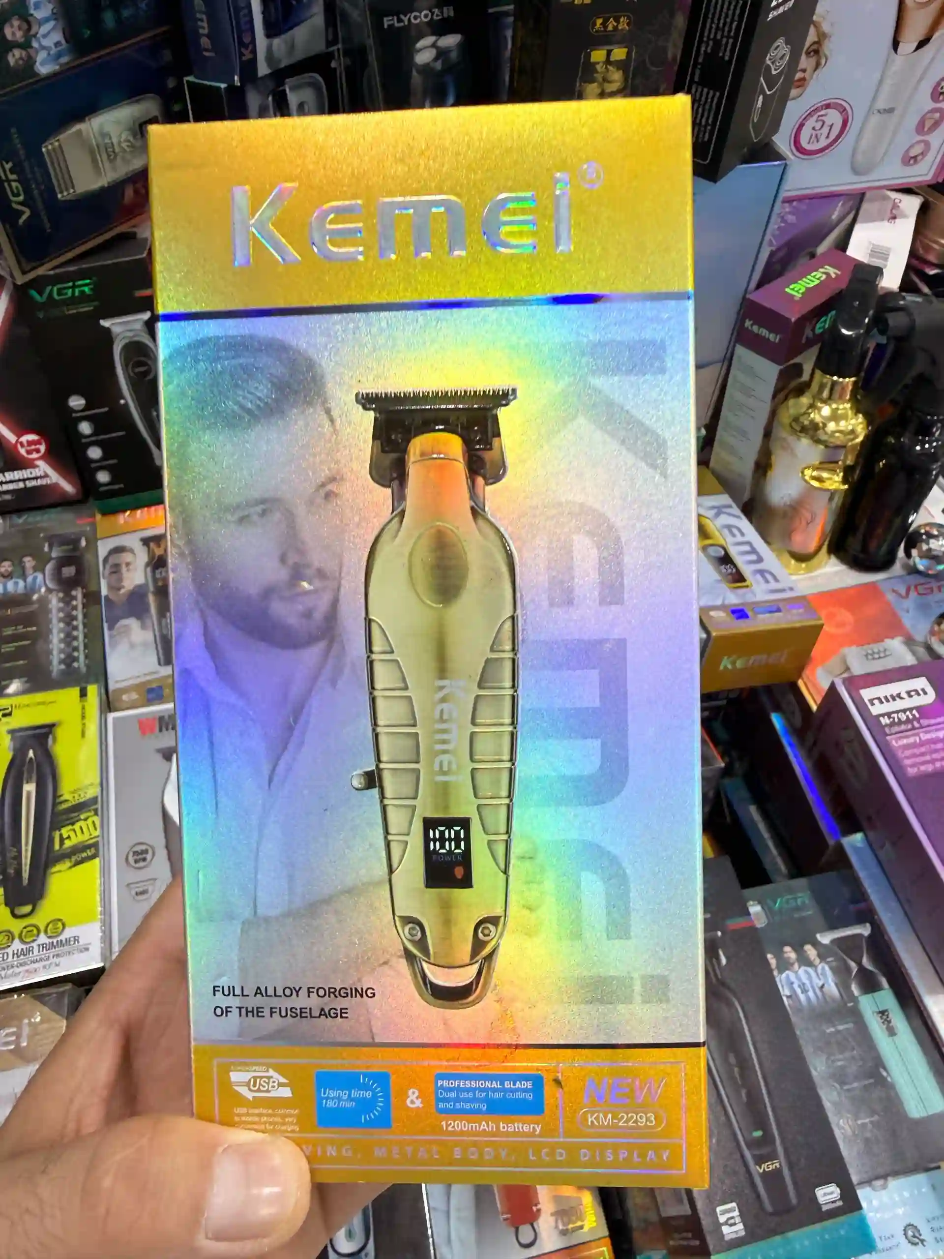Триммер ва машинкаи касбӣ Kemei KM-2293 (Original)