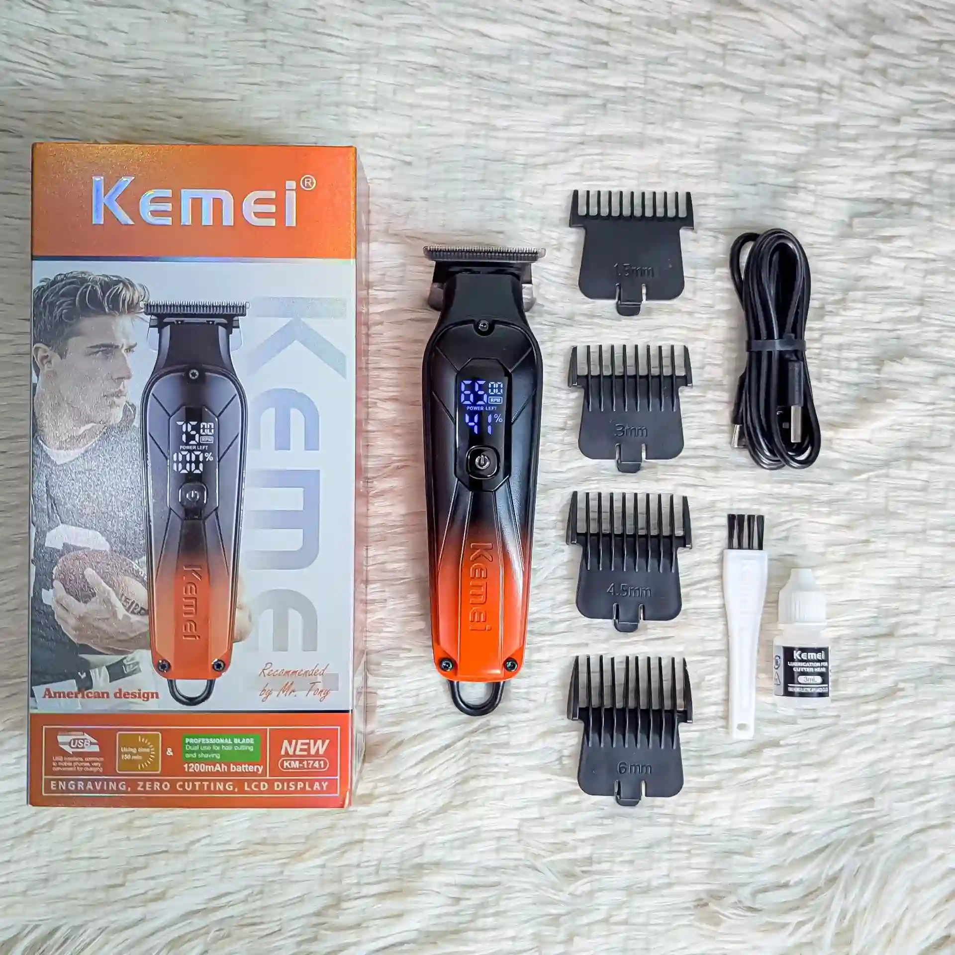 Мошини риштарошии касбии Kemei KM-1741