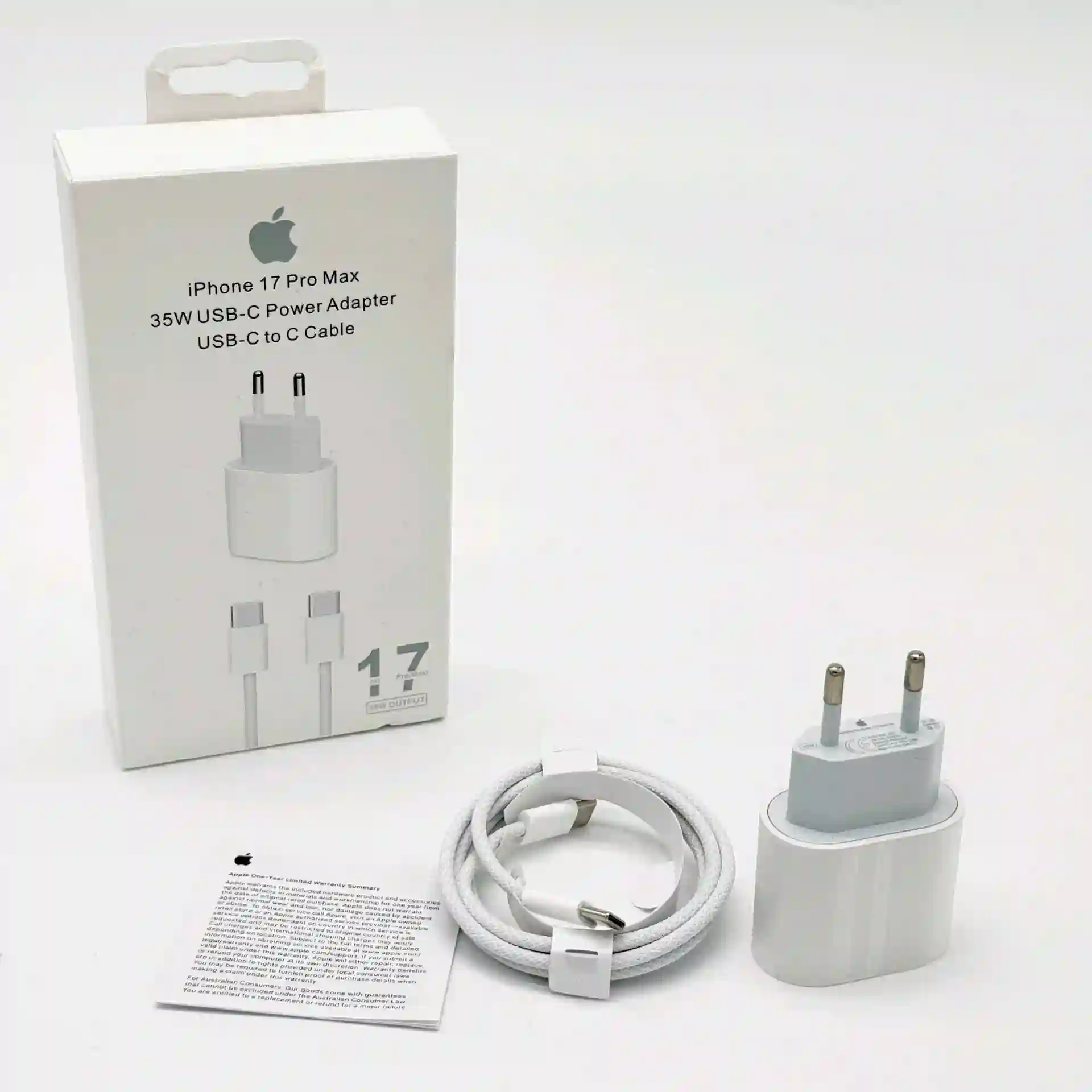 Power Adapter+cable Apple phone 17 35w  