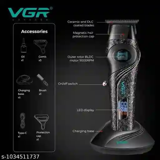 Триммери касбии VGR V-857T (BLDC Motor 9000 RPM)