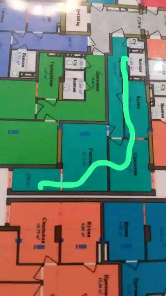 2-к квартира, 10 этаж, 54 м², Сомониён