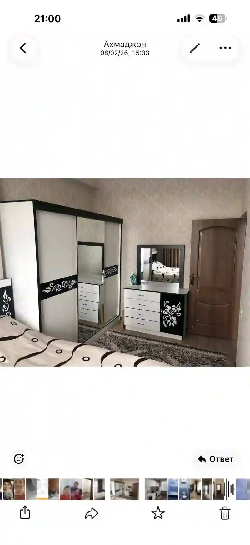 2-к квартира, 6 этаж, 70 м², Шоҳмансур, болои мости аэропорт