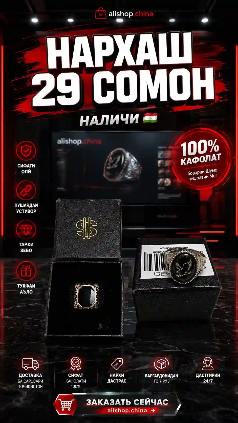 Мужские кольца 