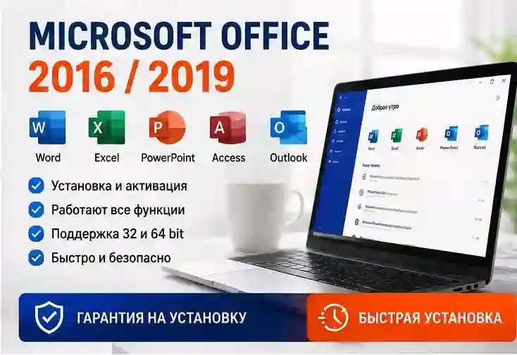 Установка Windows 10/11 и Office 2016/2019