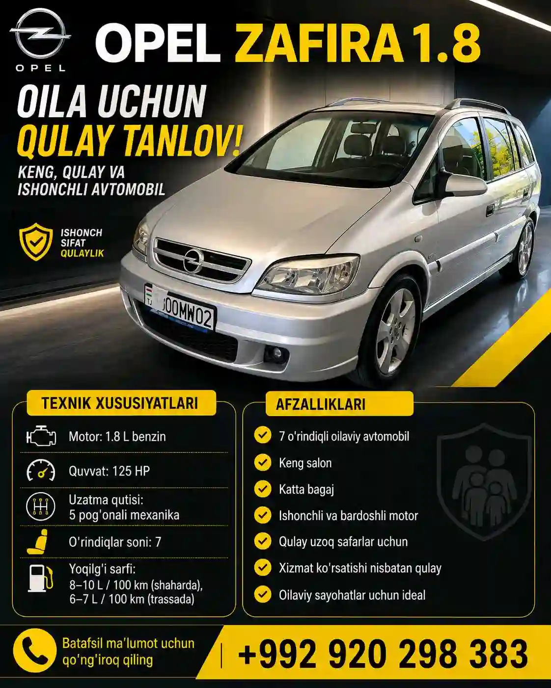 Opel Zafira 2004