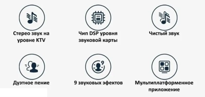 Микрофон для вокала и караоке Xiaomi Mijia KTV