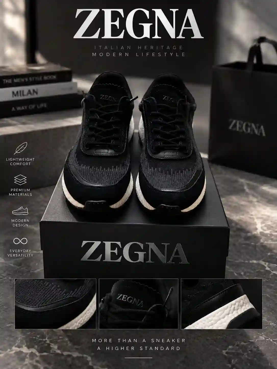 Мужские кроссовки ZEGNA
