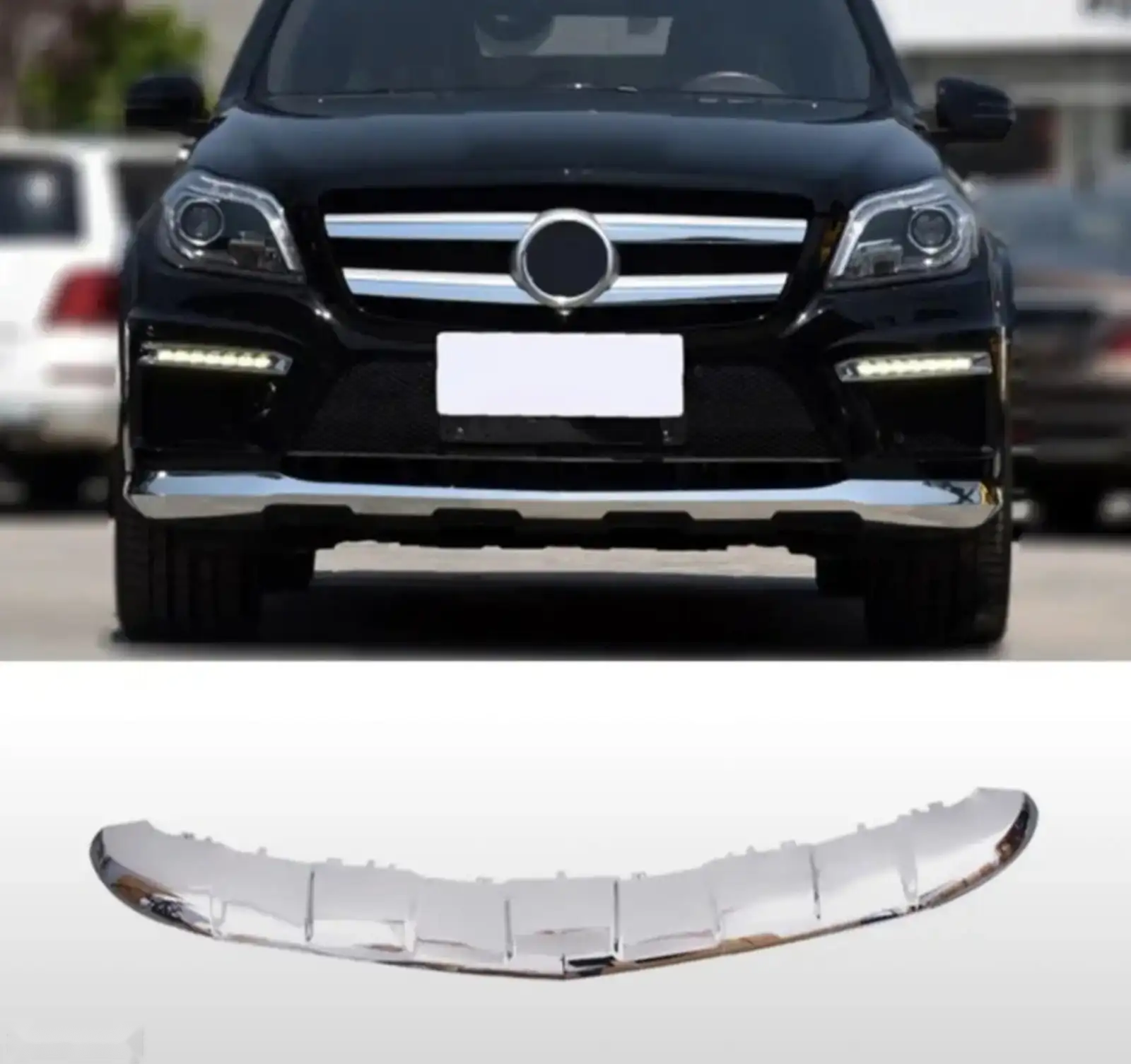 Молдинг переднего бампера Mercedes Benz GL166