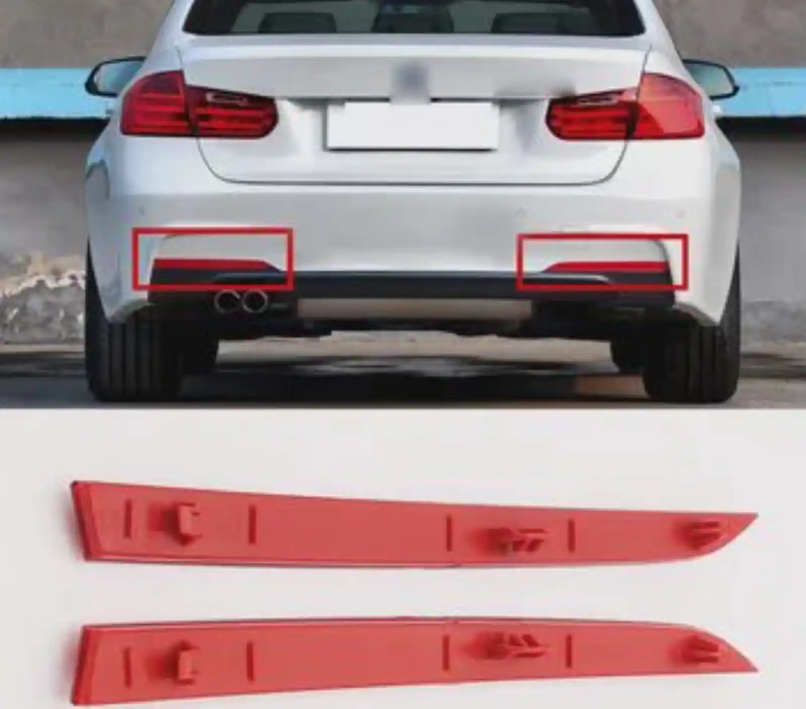 Отражатель заднего бампера BMW F30 M