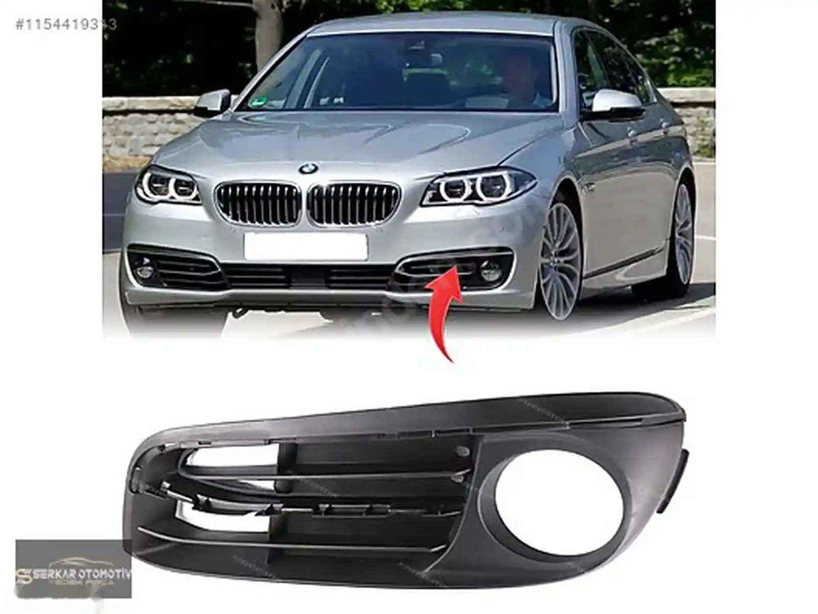 Решётка бампера BMW F10 Luxury