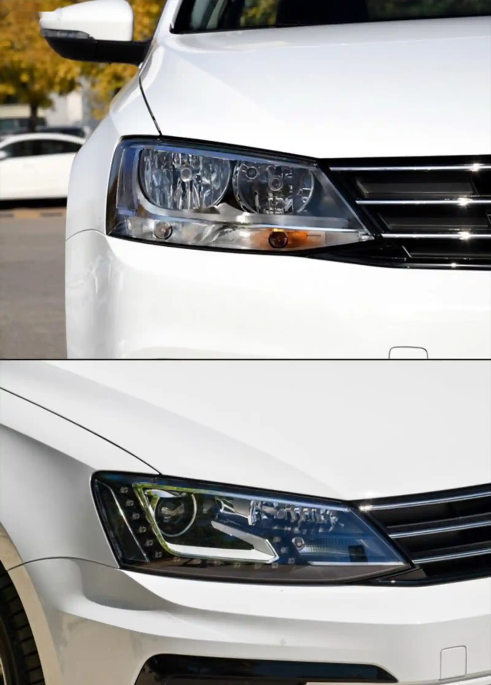 Стекло фары Volkswagen Jetta 2010-2018 — миниатюра 2