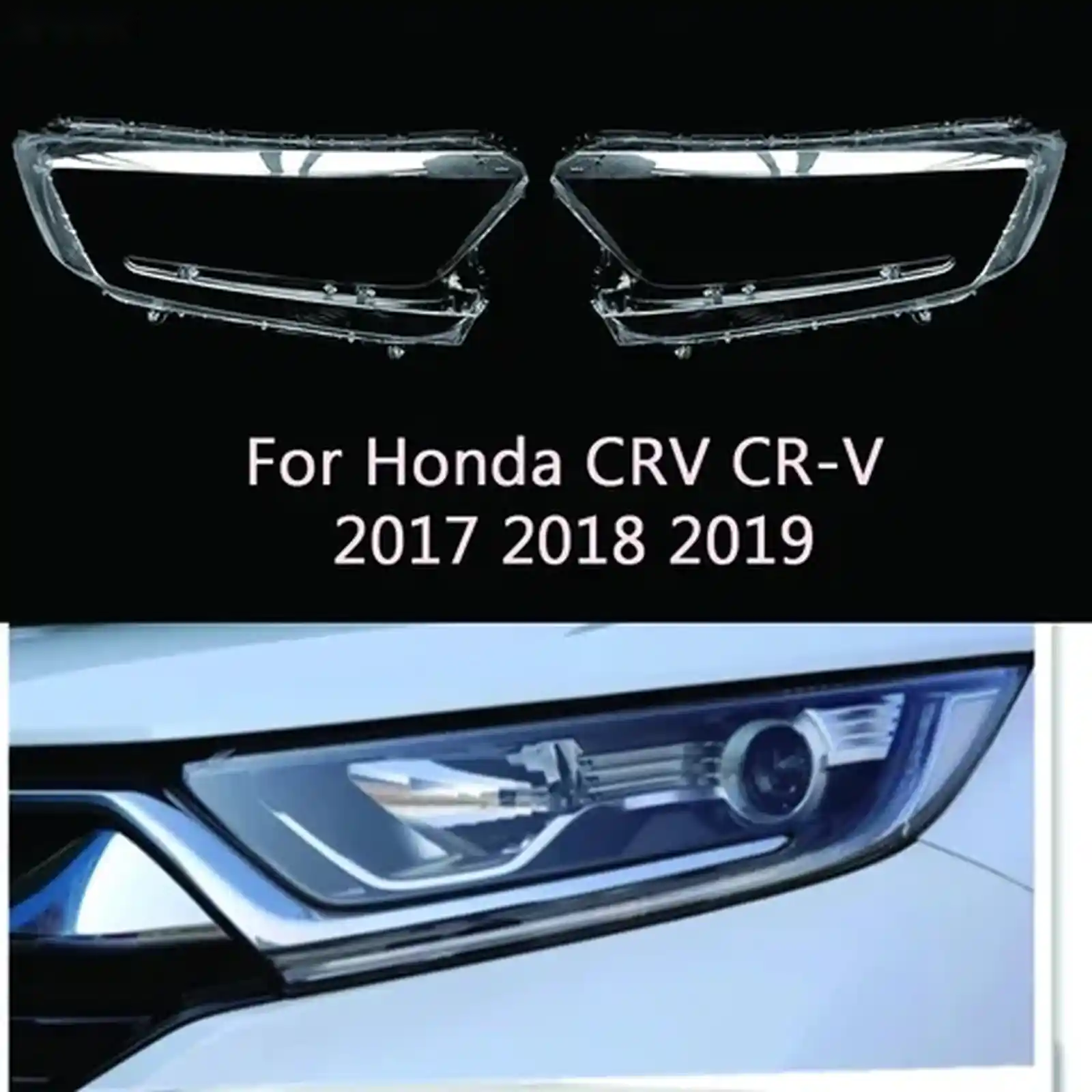 Стекло фары на Honda cr-v 5 2017-2019
