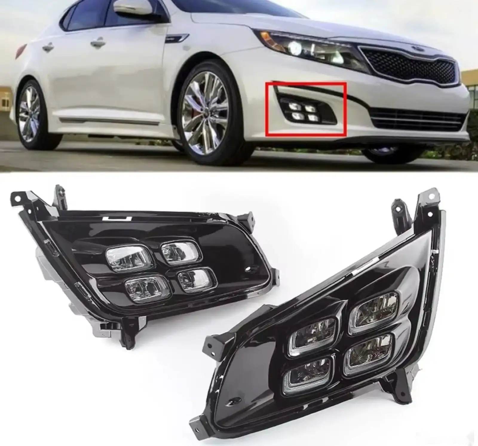 Галоген противотуманный фар Kia k5 optima