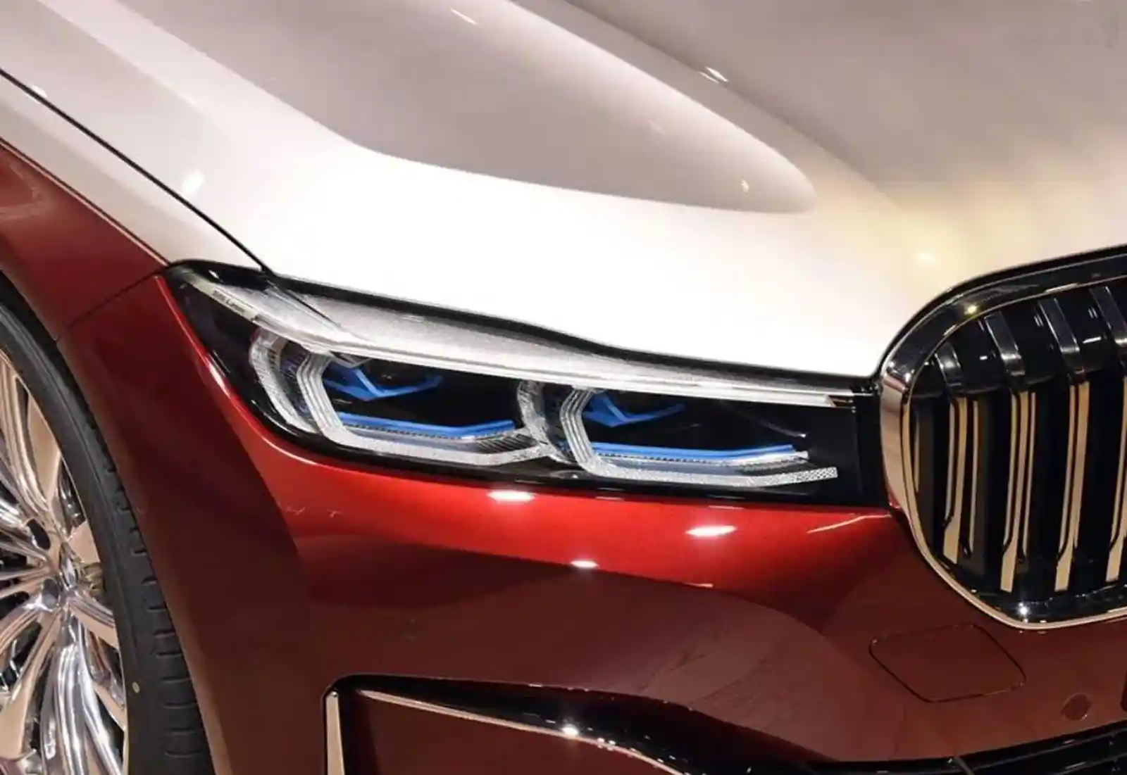 Стекло фары BMW G12 G11 LCI 2019-2022 — миниатюра 2