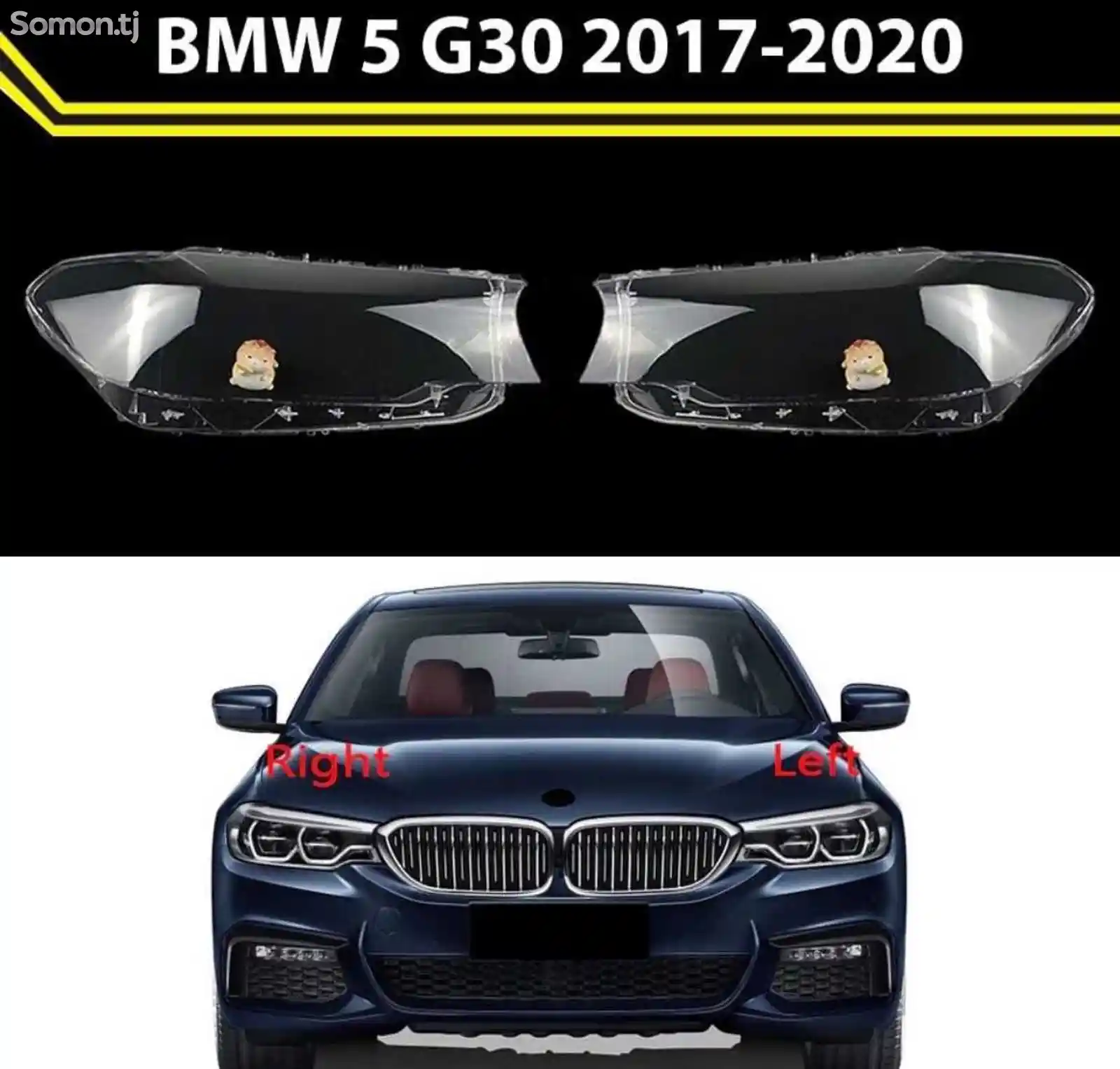 Стекло фары BMW G30 2017-2020