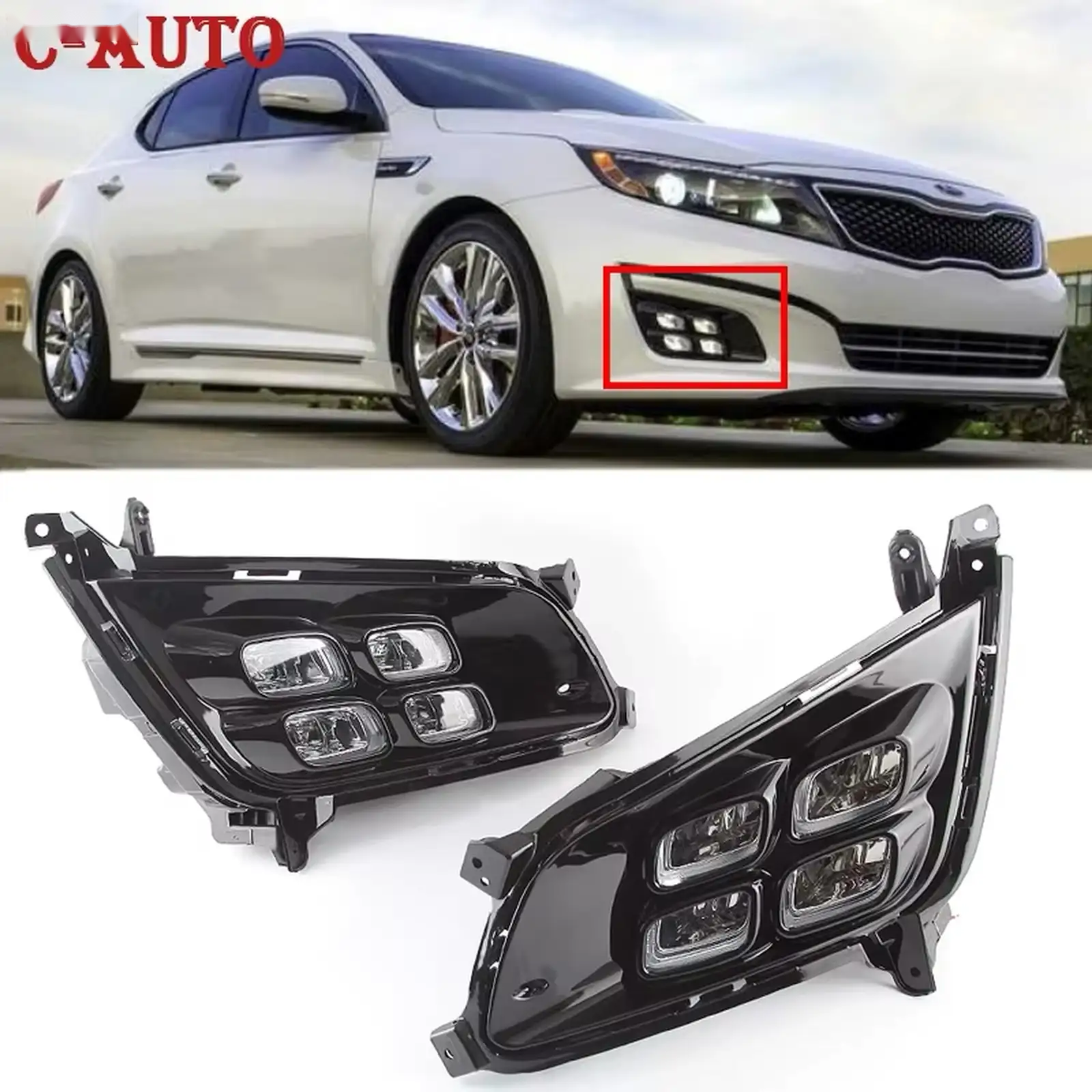 Галоген противотуманный фар от Kia k5 optima