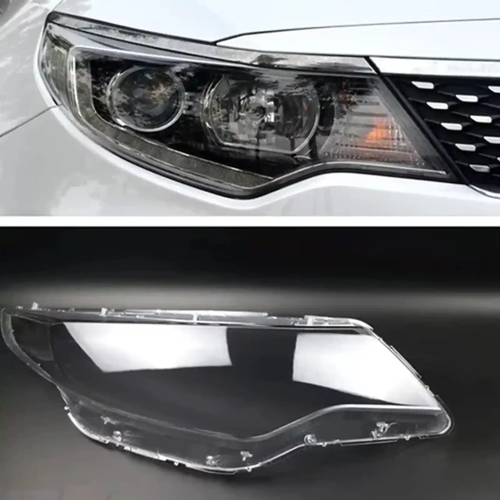 Стекло фары KIA K5 2016-2018 — миниатюра 2