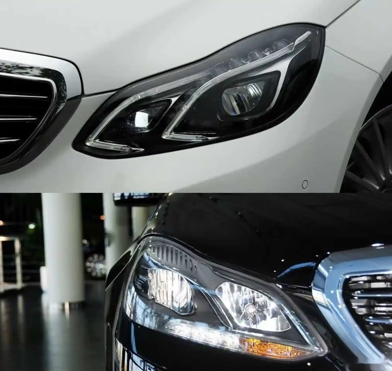 Стекло фары Mercedes E W212 рестайлинг 2013-2016 — миниатюра 3